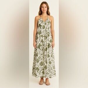 1. State Green and White Floral Maxi Dress